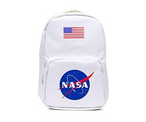 THUMBS NASA Licence officielle + Sac à dos + blanc + 40 x 28 x 18 cm +