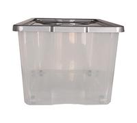 Thumbs Up Boîte de Rangement (Standard) de 100L à roulettes, Clair