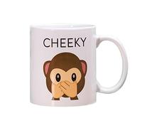 thumbs Up! - Cheeky Mug - Tasse Céramique avec l'emoji "Cheeky = Culotté" - blanc - 350ml - 1001804