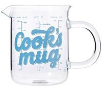 thumbs Up! - Cooks Mug - Verre borosilicate de conception d'un gobelet gradué - avec échelle de mesure - 500ml - 1001700