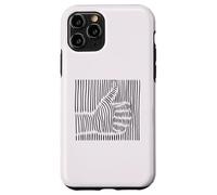 Thumbs Up Hand Illusion d'optique Lignes Fun Meme Coque pour iPhone 11 Pro