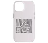 Thumbs Up Hand Illusion d'optique Lignes Fun Meme Coque pour iPhone 14