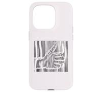 Thumbs Up Hand Illusion d'optique Lignes Fun Meme Coque pour iPhone 15 Pro