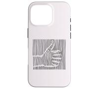 Thumbs Up Hand Illusion d'optique Lignes Fun Meme Coque pour iPhone 16 Pro