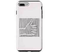 Thumbs Up Hand Illusion d'optique Lignes Fun Meme Coque pour iPhone 7 Plus/8 Plus