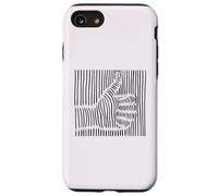 Thumbs Up Hand Illusion d'optique Lignes Fun Meme Coque pour iPhone SE (2020) / 7/8