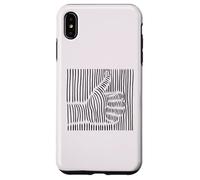 Thumbs Up Hand Illusion d'optique Lignes Fun Meme Coque pour iPhone XS Max