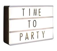 Thumbs Up LHTBOXA6 Cinematic Boîte Lumineux LED Retro Plastique Blanc/Noir 16 x 11,5 x 3,7 cm