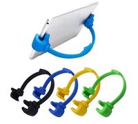 Thumbs-up Lot de 4 supports de téléphone portable, réglables en silicone, pour cuisine, voyage, cadeaux amusants pour femmes et hommes (4 pièces)