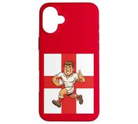 Thumbs-up Try Run Cheerful Rugby Hero Coque pour iPhone 16 Plus