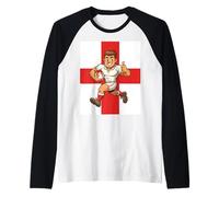 Thumbs-up Try Run Cheerful Rugby Hero Manche Raglan
