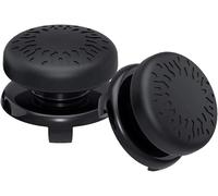Thumbsticks, Protection Joystick Grips Caps pour PS4 Controller et pour PS5 Controller, 2 Pièces Capuchon Silicone, Améliorer la Précision de Visée et de Contrôle Réduire Pouce Fatigue, Noir