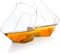 ThumbsUp ! verres à whisky "Diamond" (set de 2) transparents