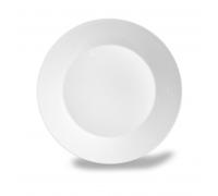Thun 1794 Assiette à dessert blanche, porcelaine tchèque, 19 cm, Lea, Thun