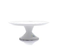 Thun 1794 Assiette à gâteau sur pied, porcelaine tchèque, Bernadotte, 32 cm, mûre, Thun
