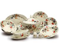Thun 1794 Bernadotte, service de table, ivoire, fleurs, Thun, 25 d.