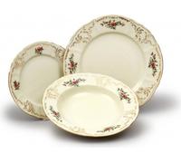 Thun 1794 Bernadotte, set d'assiettes, château, Thun, 18 d.