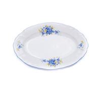 Thun 1794 Bol ovale, 26 cm, porcelaine tchèque, Bernadotte, Thun