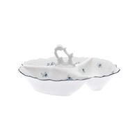 Thun 1794 Cabaret petit 3 pièces, porcelaine tchèque, Bernadotte, roses bleues, Thun