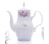 Thun 1794 Cafetière, 1,2 l, Bernadotte, rose, rayure rose, Thun