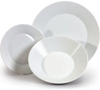 Thun 1794 Lea, set d'assiettes, porcelaine tchèque, blanche, Thun, 18 d.