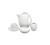 Thun 1794 Loos, service à café 15 pièces, blanc