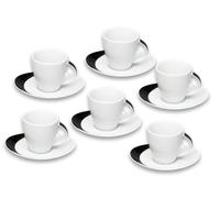 Thun 1794 Loos, set de tasses et soucoupes, 220 ml, Uno, Thun, 6 pcs