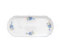 Thun 1794 Plateau carré, 37 cm, porcelaine tchèque, Bernadotte, Thun