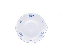 Thun 1794 Rose, assiette à gâteau, porcelaine, roses bleues, 27 cm, Thun