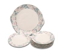 Thun 1794 Rose, set de gâteaux, rosettes, Thun