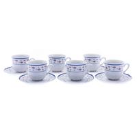 Thun 1794 Rose, tasses à espresso, porcelaine, rose rouge, 100 ml, Thun