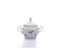 Thun 1794 Sucrier, porcelaine tchèque, Bernadotte, 300 ml, roses bleues, Thun