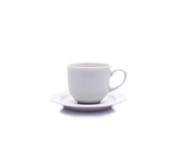 Thun 1794 Tasse et soucoupe, porcelaine tchèque, 270 ml, Opale, blanc, Thun