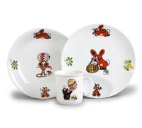 Thun 1794 Taupe et Pâques, service pour enfants, porcelaine tchèque, Thun, 3 pièces