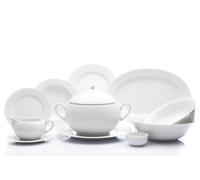 Thun 1794 Vaisselle, blanc, porcelaine tchèque, opale, Thun, 25 d.