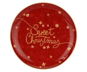 THUN, Assiette Panettone Sweet Christmas Collection Sweet Christmas Assiette à Collectionner, idée Cadeau pour Noël, Ø 30 cm