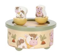 Thun - Boîte à Musique - Bois - Collection Baby Dolce Ferme - Ø 12 cm - 9,5 cm