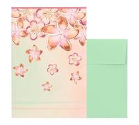 THUN - Carte de voeux fleurs Bloomia - papier - Papeterie - 11 x 16 cm