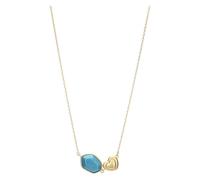 THUN - Collier avec pierre en céramique et cœur - céramique, métal - Collection dédiée à vous - 40 + 5 cm