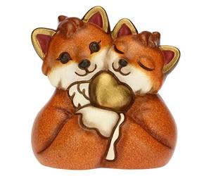 THUN - Couple renard avec coeur doré