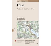 Thun Échelle 1 : 25 000 - Collectif - Office Federal De Topographie Suisse - broché - Atlas / carte