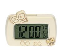 THUN - Horloge numérique avec Papillons et Fleurs - Ligne Elegance - Accessoires et Décorations Maison - Céramique, Mécanisme numérique - 16 x 5,5 x 11,6 cm h