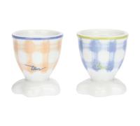 THUN Lot de 2 coquetiers en Porcelaine, Collection Jardin de Printemps, Ø 5 cm, 5 cm h