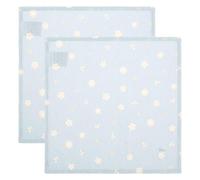 THUN Lot de 2 Serviettes 100% Coton Collection Elegance 40 x 40 cm