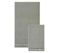 THUN Lot de 2 Serviettes, Vert, 100% Coton, Collection Country Bloom, t40 x 60, 60 x 100 cm