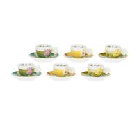 THUN Lot de 6 Tasses à café en Porcelaine Florianne Spring