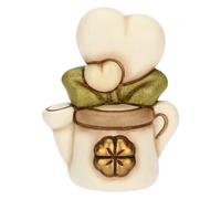 THUN - Mini arrosoir avec cœur - céramique - Collection Bonbonnière - 4,6 x 3,3 x 6,1 cm