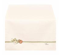 THUN Nappe Anti-Taches, 100 % Coton, Collection Country Bloom, 45 x 160 cm
