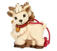 THUN, Paire de Renne Robin pour traîneau modulaire en céramique décorée à la Main, décoration de Noël, idée Cadeau, 7,5 x 7 x 9 cm h