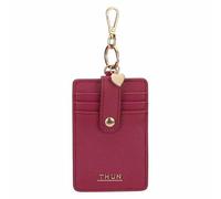 Thun - Porte-Cartes Cherry avec Crochet - Cuir synthétique - Collection Toujours avec Moi - 15,8 x 3 x 9,5 cm